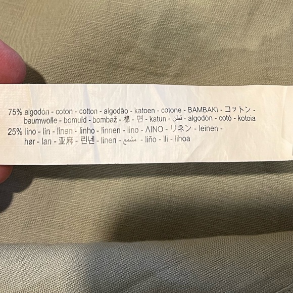 ZARA – Sage Green Button-Down Tunic Size S - Picture 10 of 10